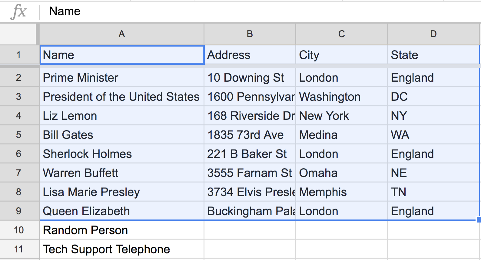 can you add a list of addresses to google maps