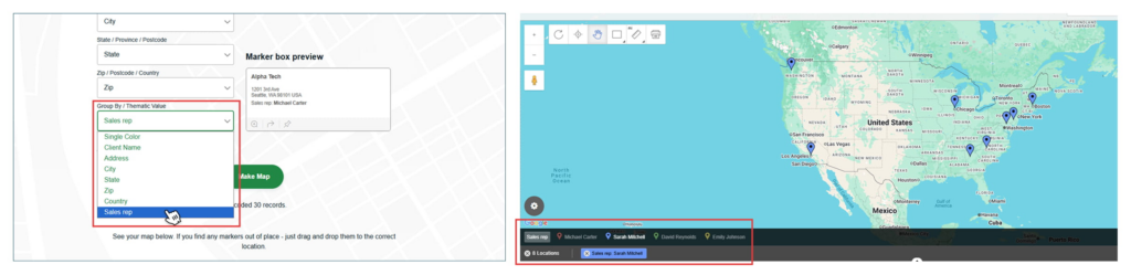 How to see territory breakdowns in BatchGeo